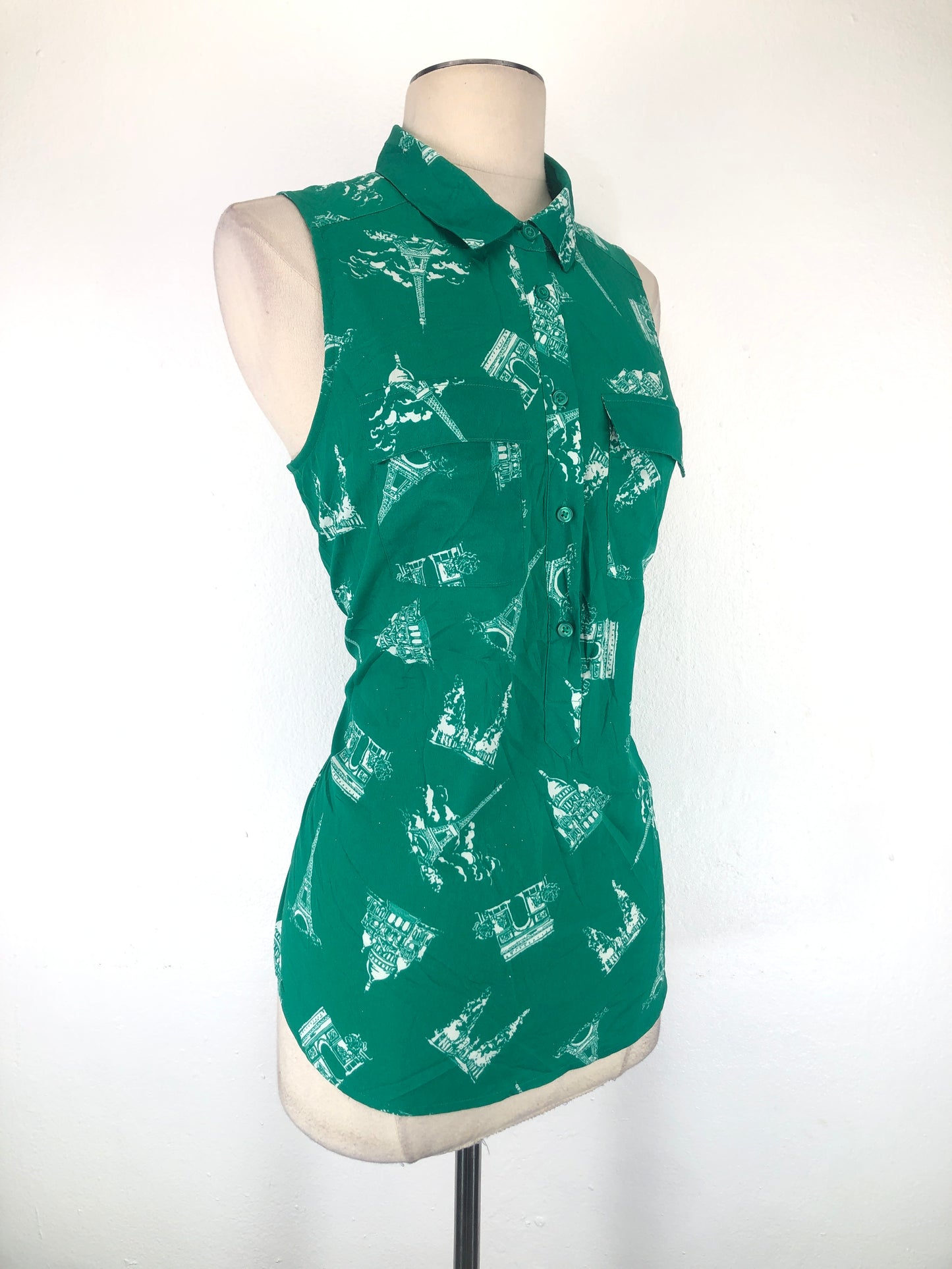 Camisa Verde Banana Republic