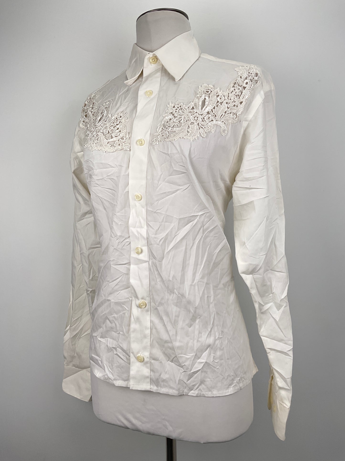 Camisa Blanco Floral Variangis