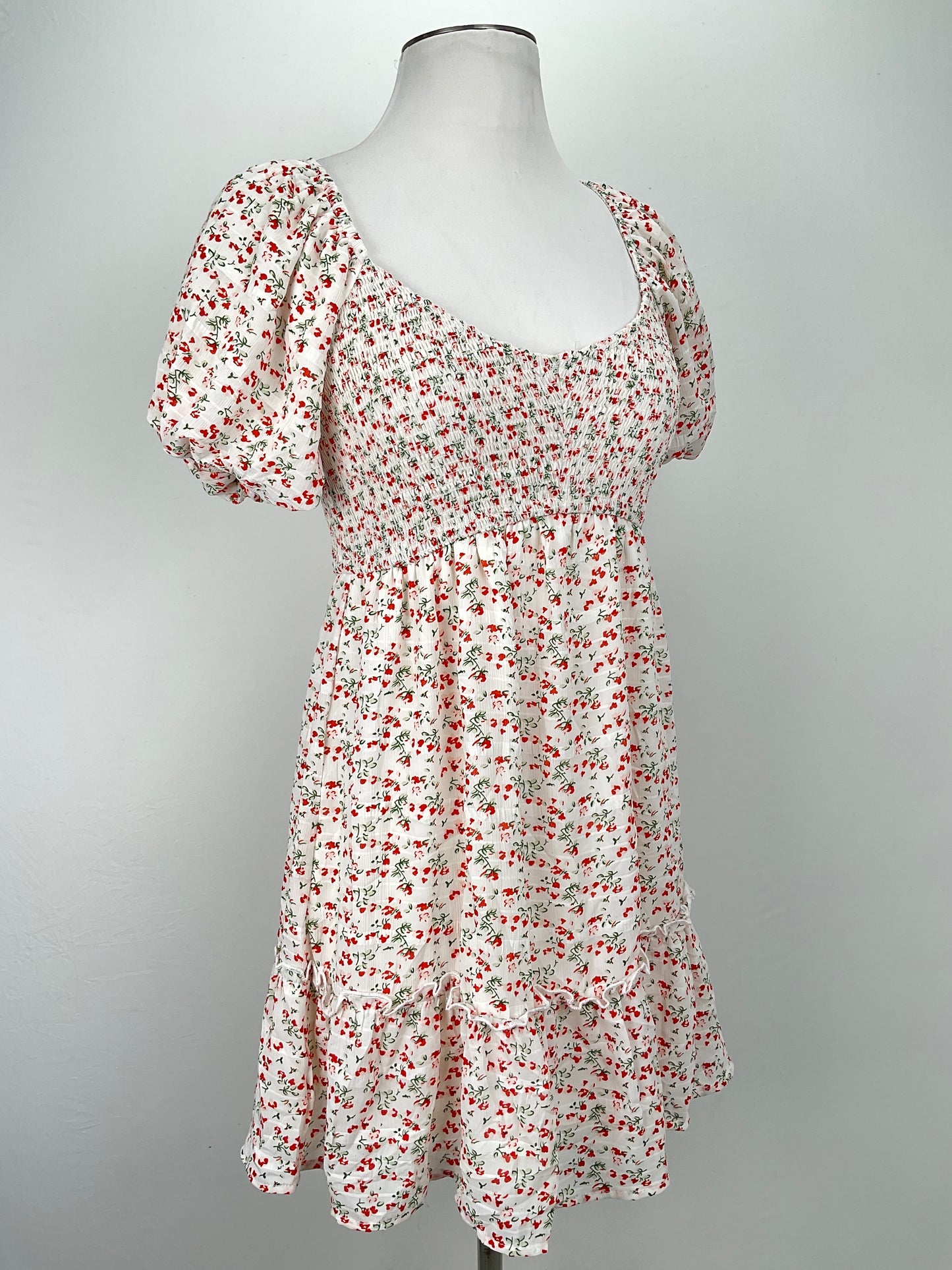 Vestido Blanco Floral Altar’d State