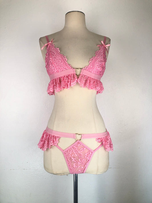 Conjunto De Baño Rosado  Variangis