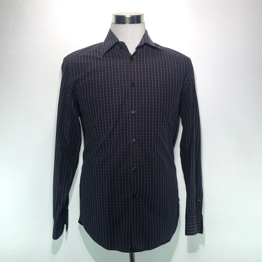 Camisa Negro de Cuadro Jones New York