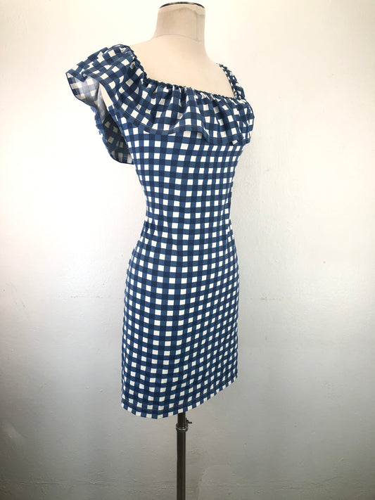 Vestido Azul de Cuadro Sailor - Sailor