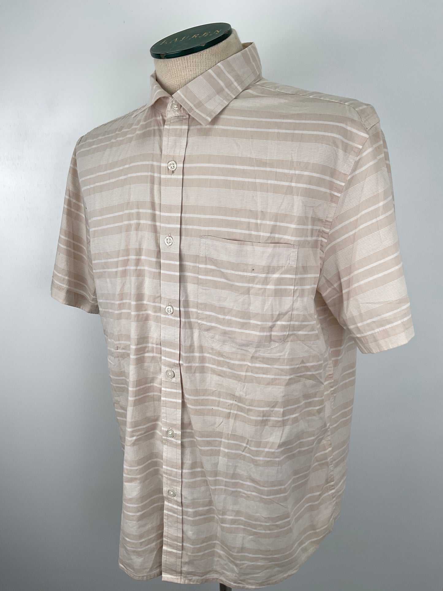 Camisa Crema de Rayas Old Navy