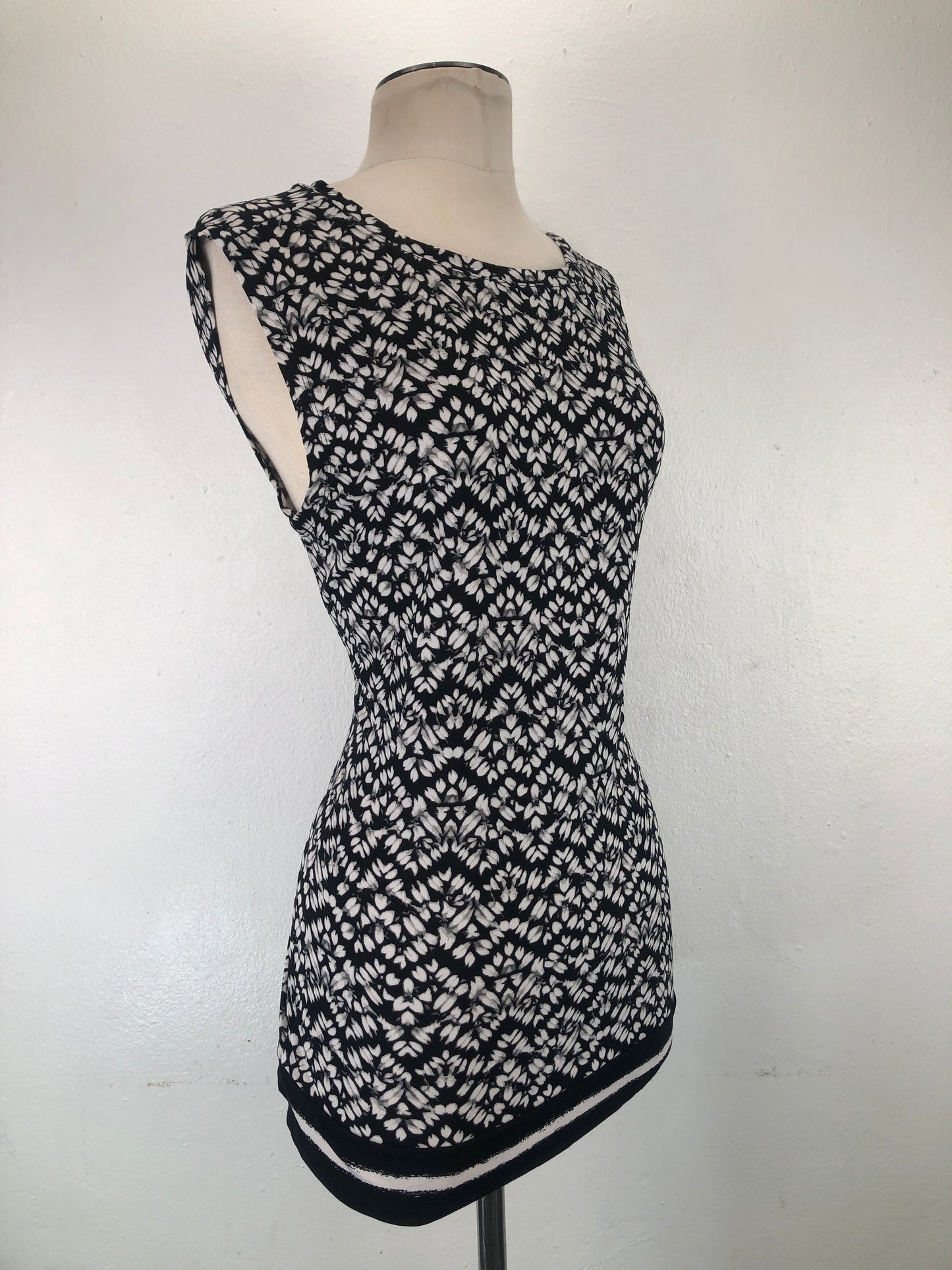 Blusa Negro Floral Michael  Kors