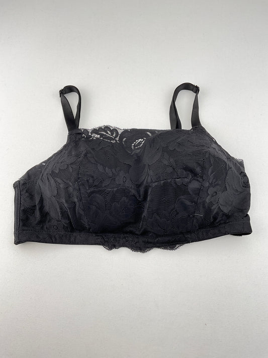 Brasier Negro Floral Carol