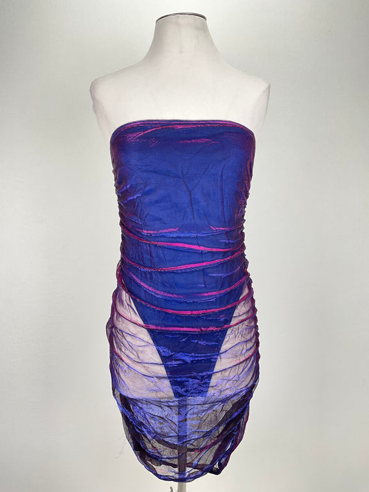 Vestido Playero Azul Shein
