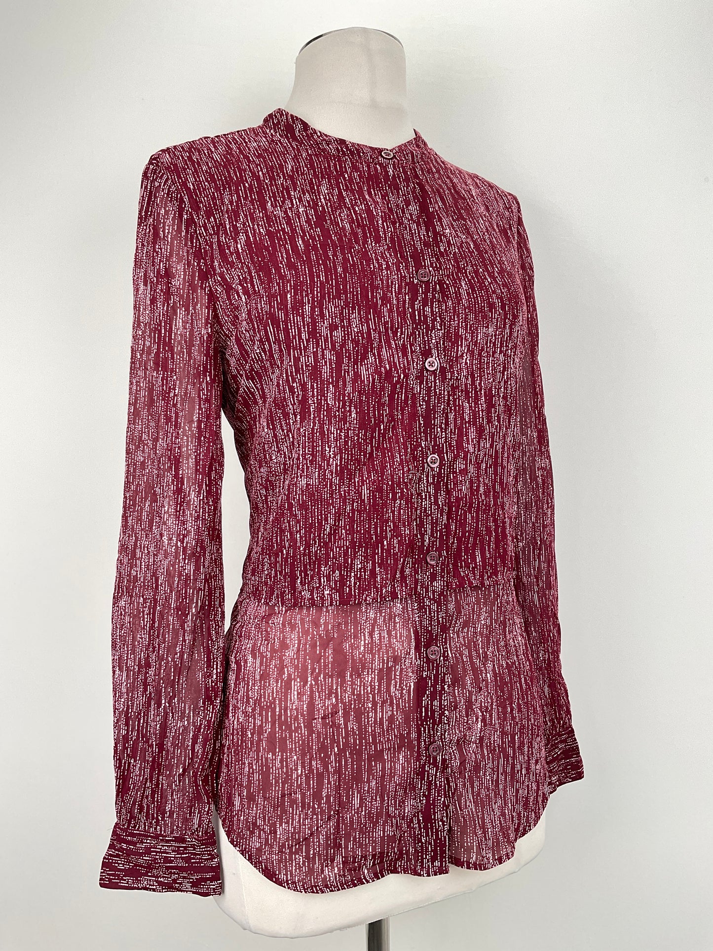 Blusa Rojo vino Banana Republic