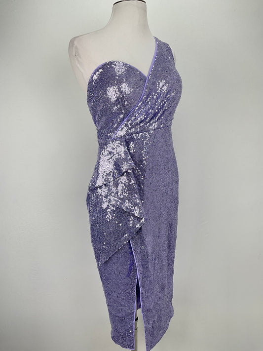 Vestido Lila de Brillo Variangis