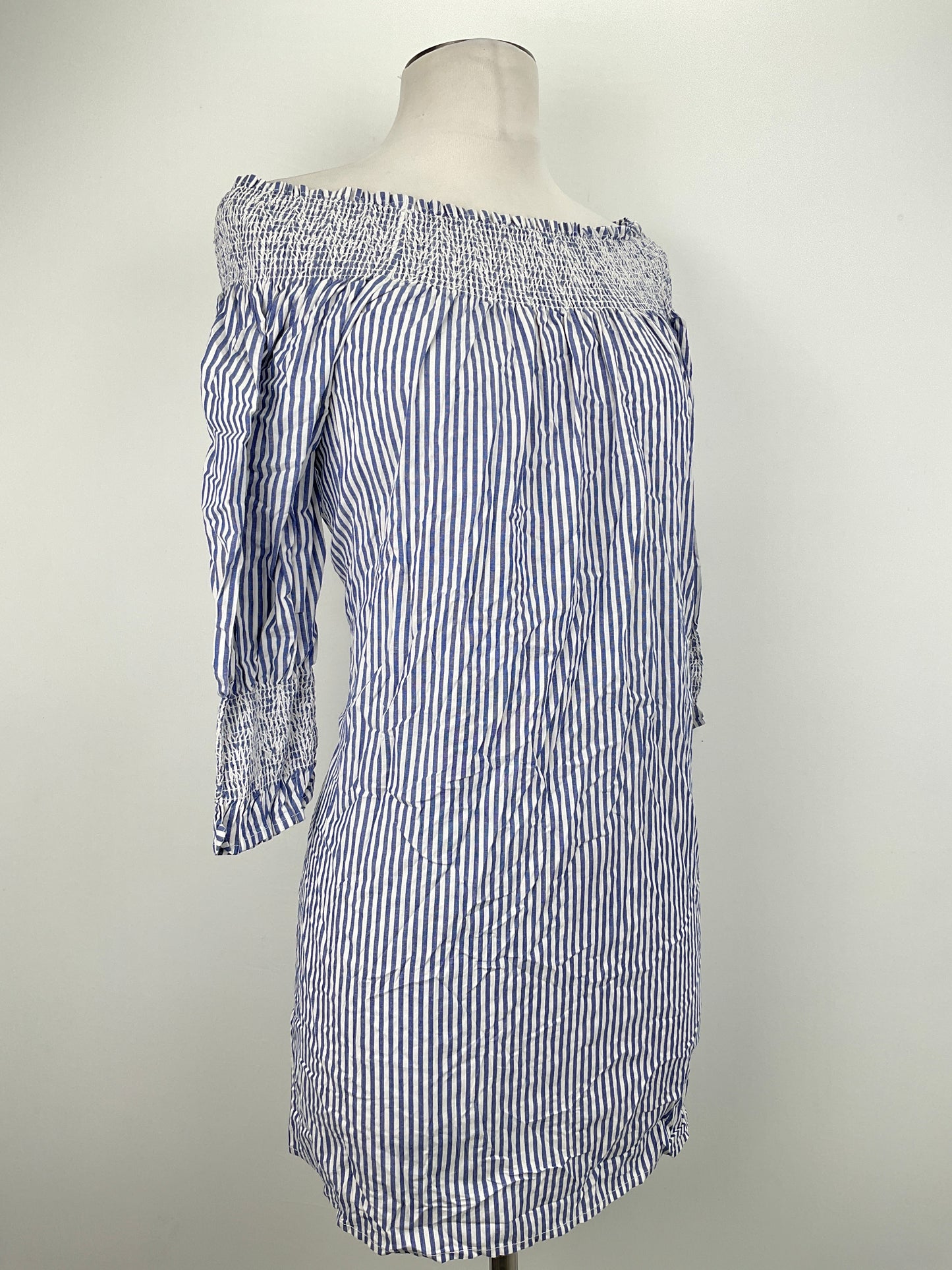 Vestido Azul claro de Rayas Forever 21