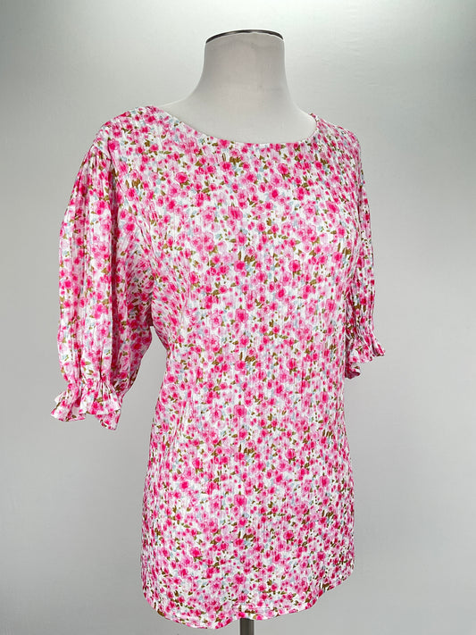 Blusa Rosado Floral Zeagoo