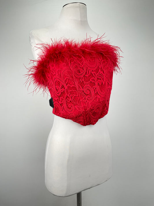 Top Rojo Floral Windson