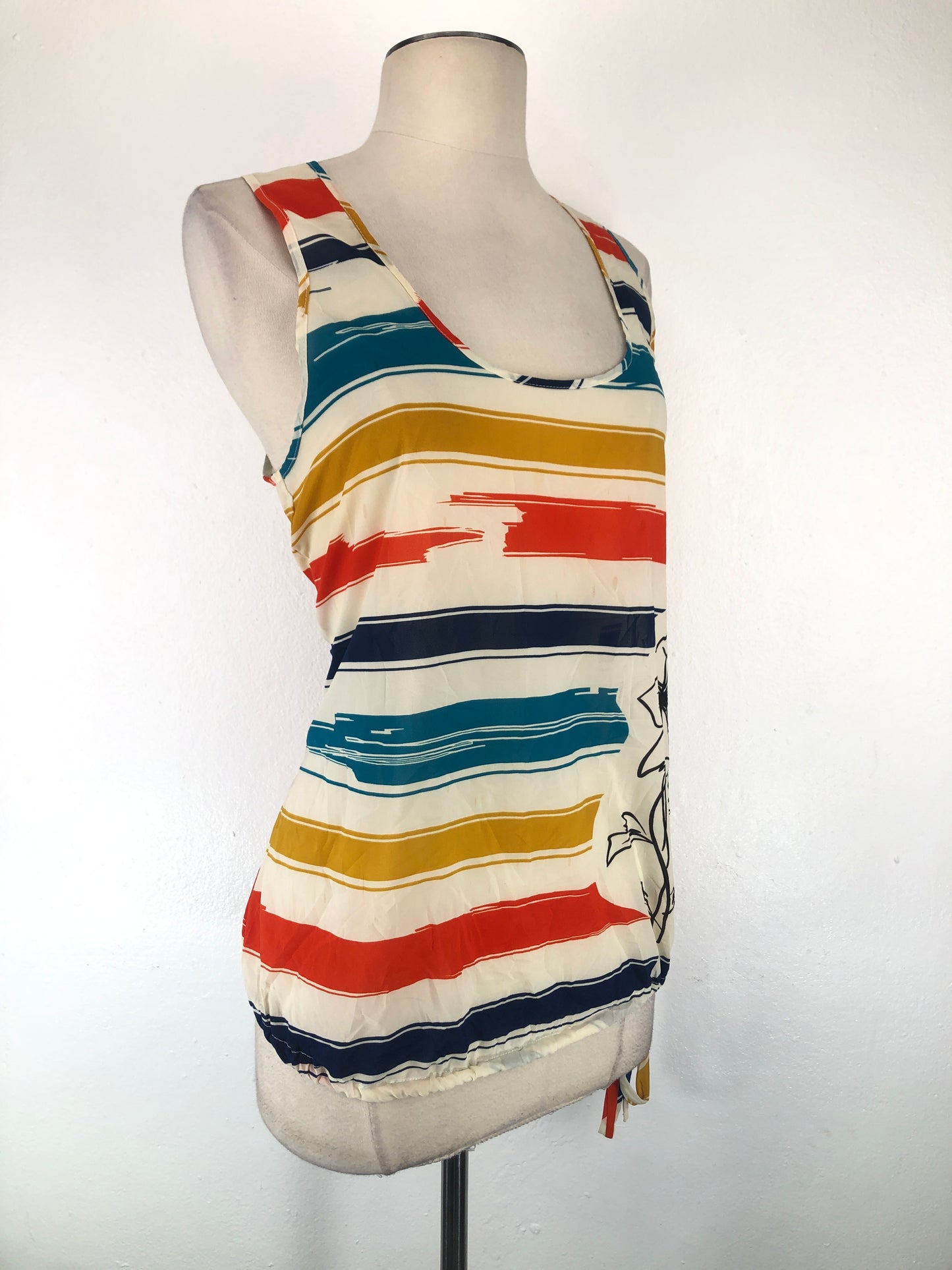 Blusa Multicolor de Rayas XXI