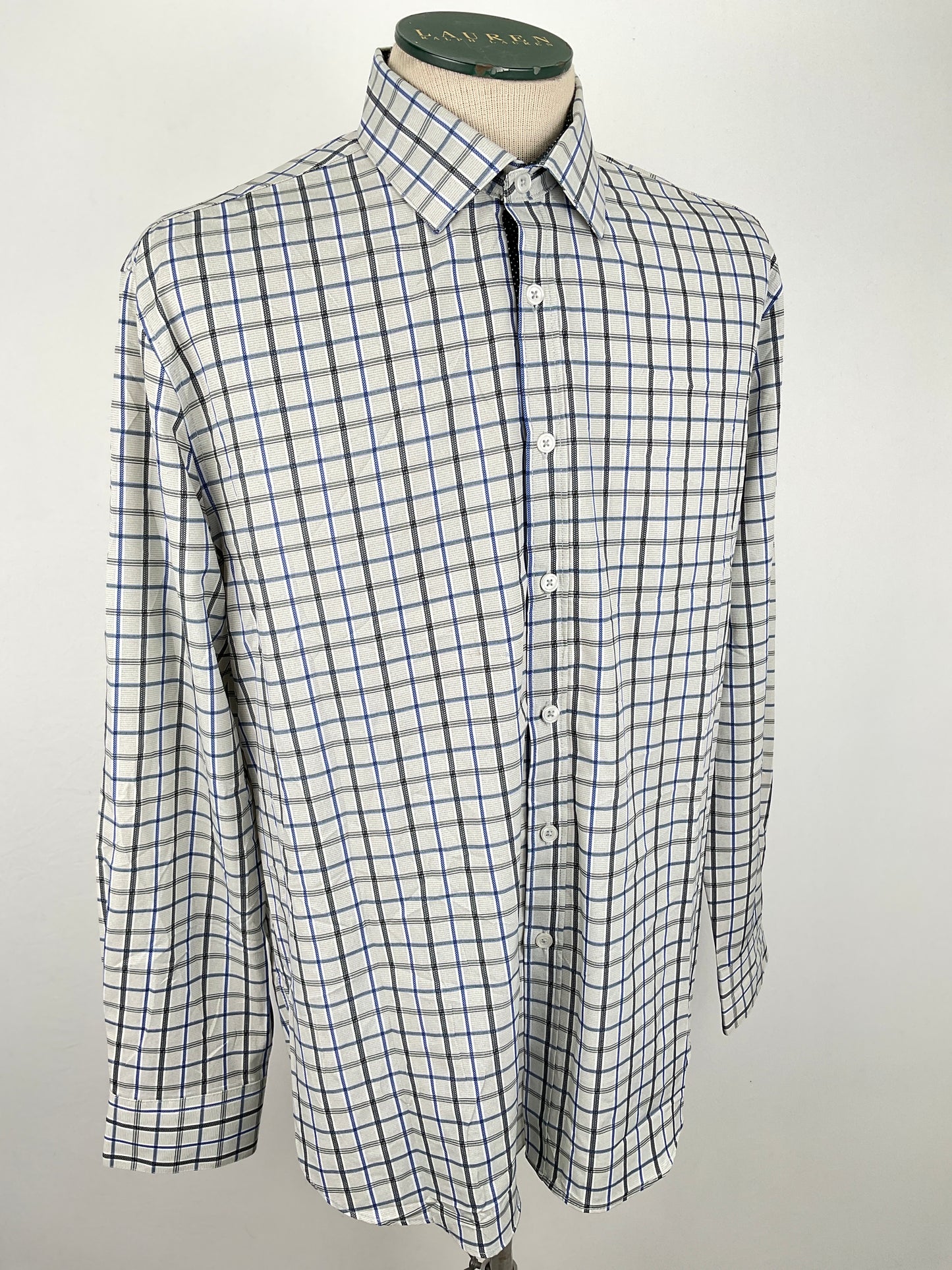 Camisa Gris de Cuadro Society of Threads