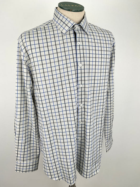 Camisa Gris de Cuadro Society of Threads