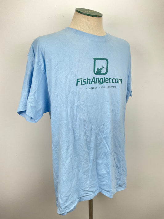 Camiseta Azul Claro Hanes Tagless