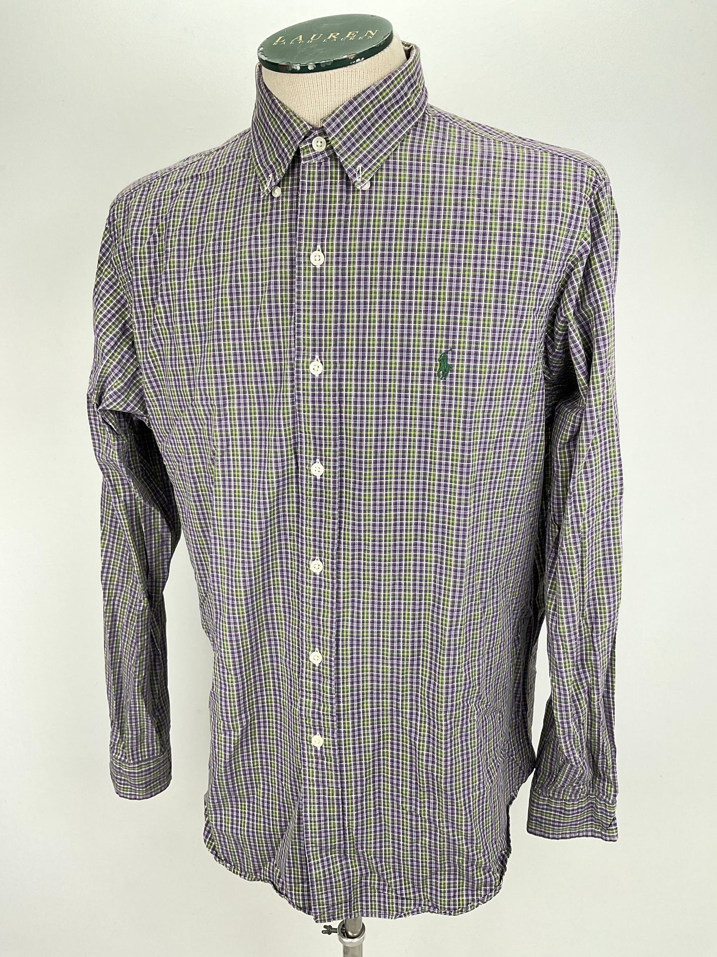 Camisa Morado de Cuadro Ralph Lauren