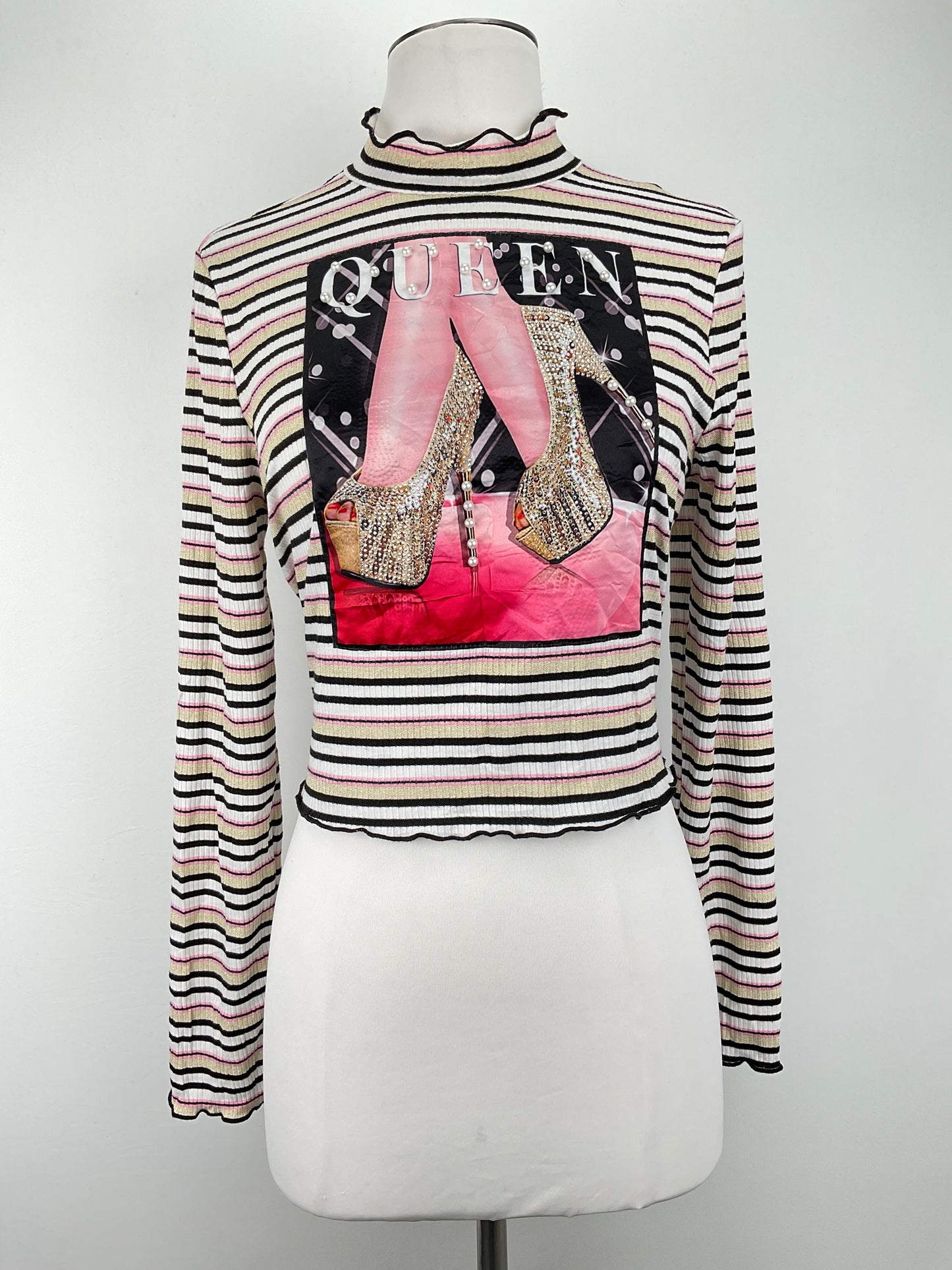 Blusa Multicolor de Rayas Love J