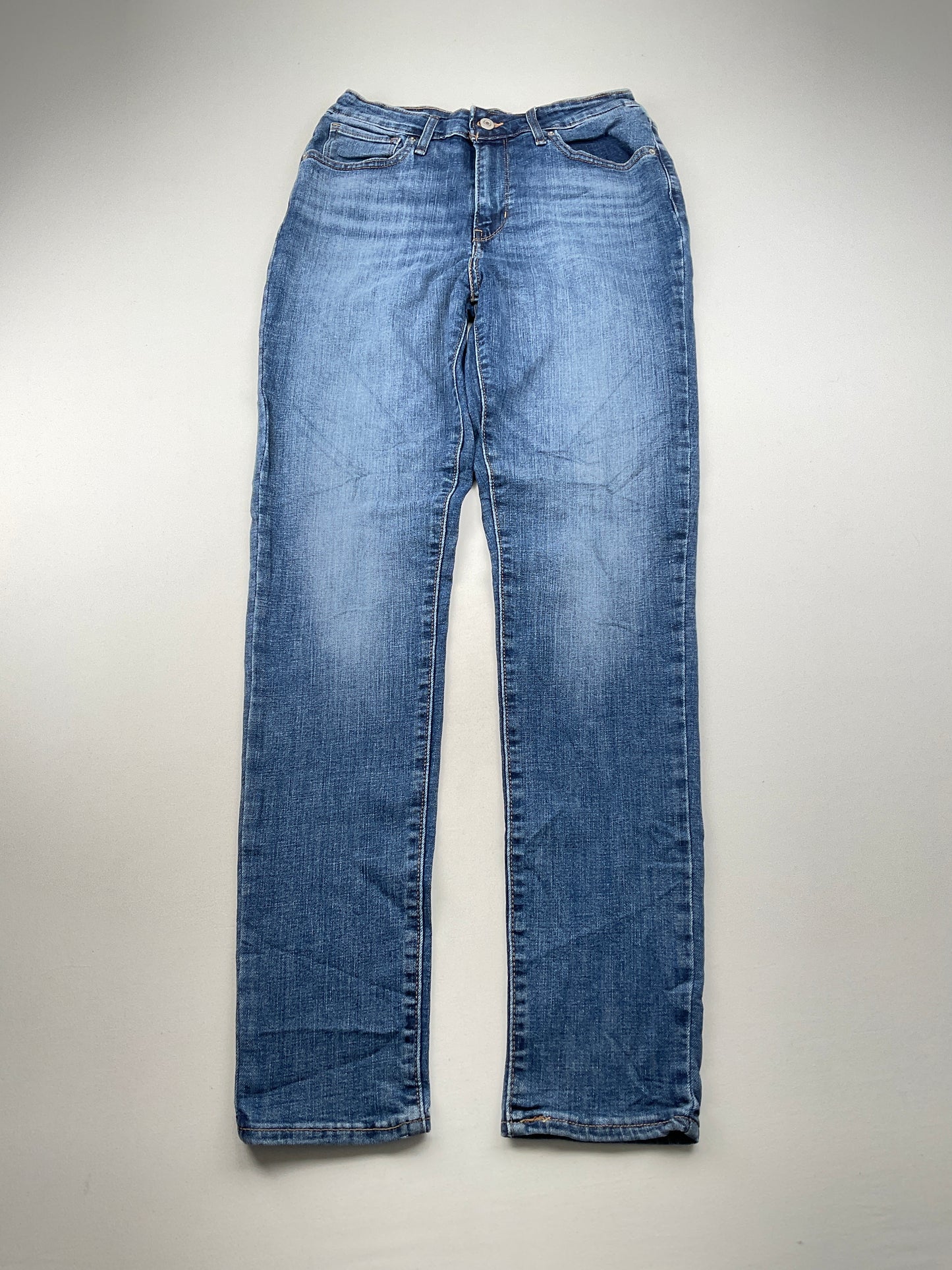 Pantalón Jeans Azul High Rise Skinny