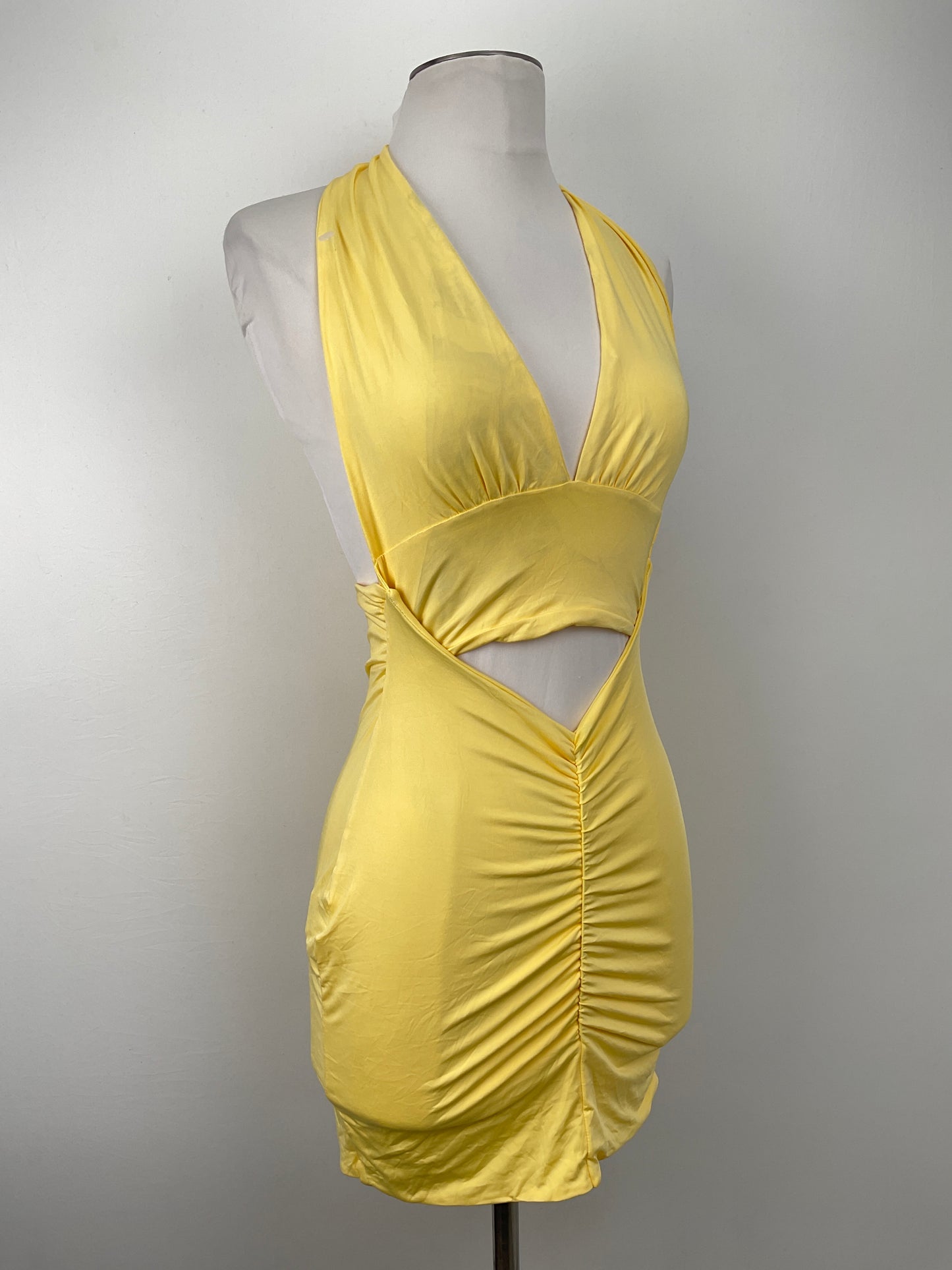 Vestido Amarillo Shein