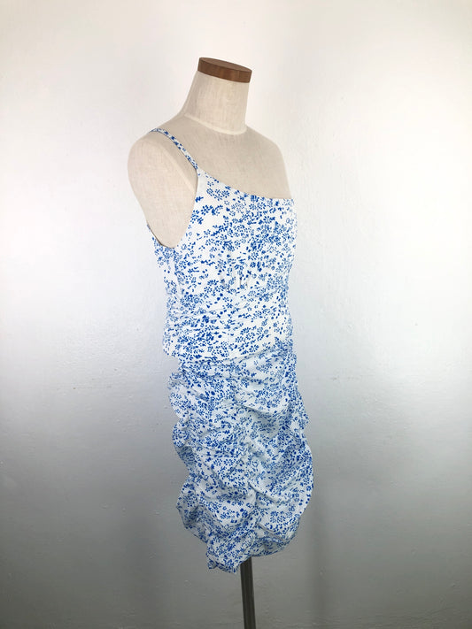 Vestido Blanco de Flores  Variangis