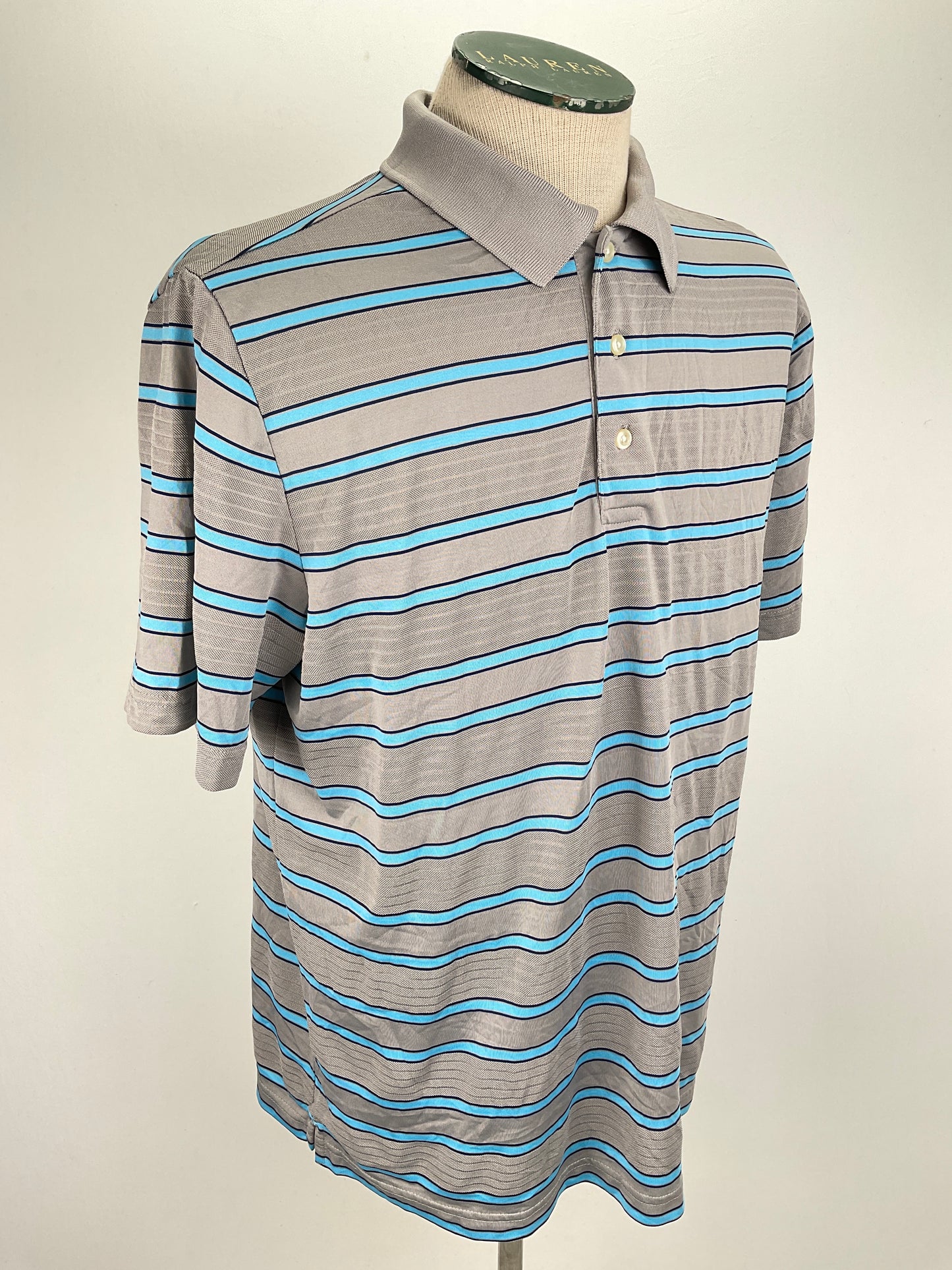 Camiseta Gris de Rayas Chaps