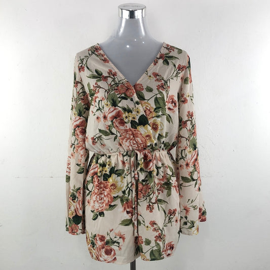 Enterizo Crema de Flores Haute Monde