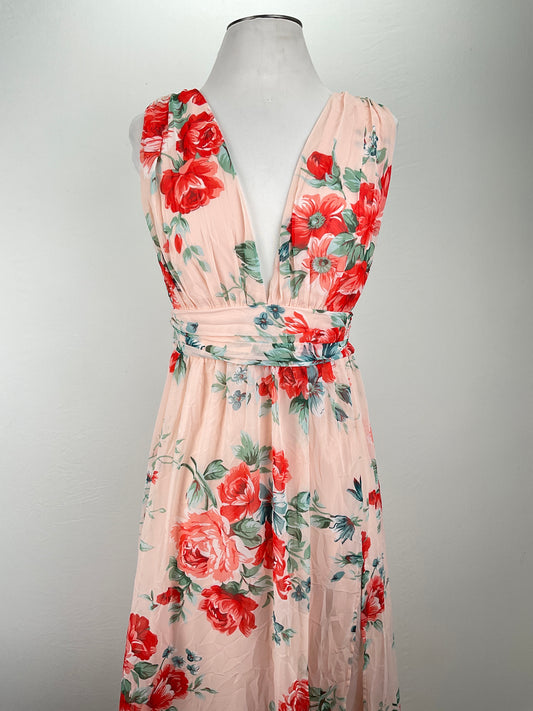 Vestido Rosado Floral Lulus