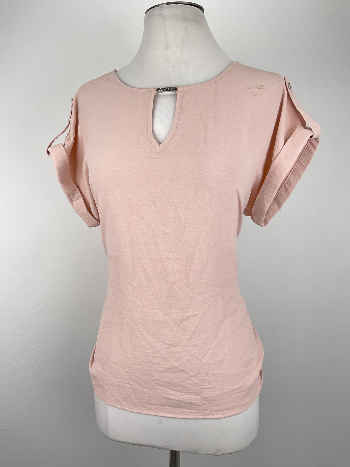 Blusa Nude Calvin Klein