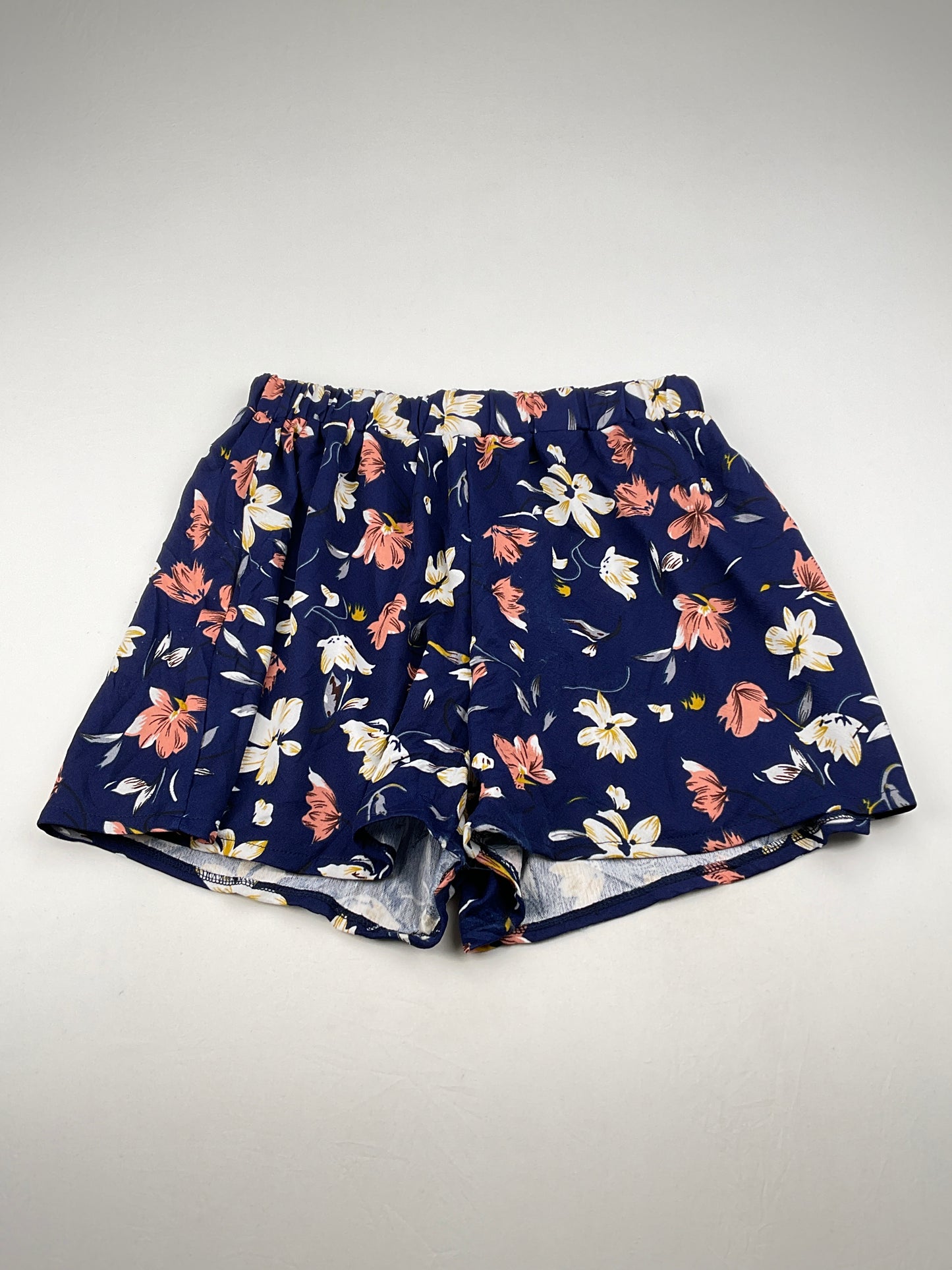 Short Azul marino Floral Shein