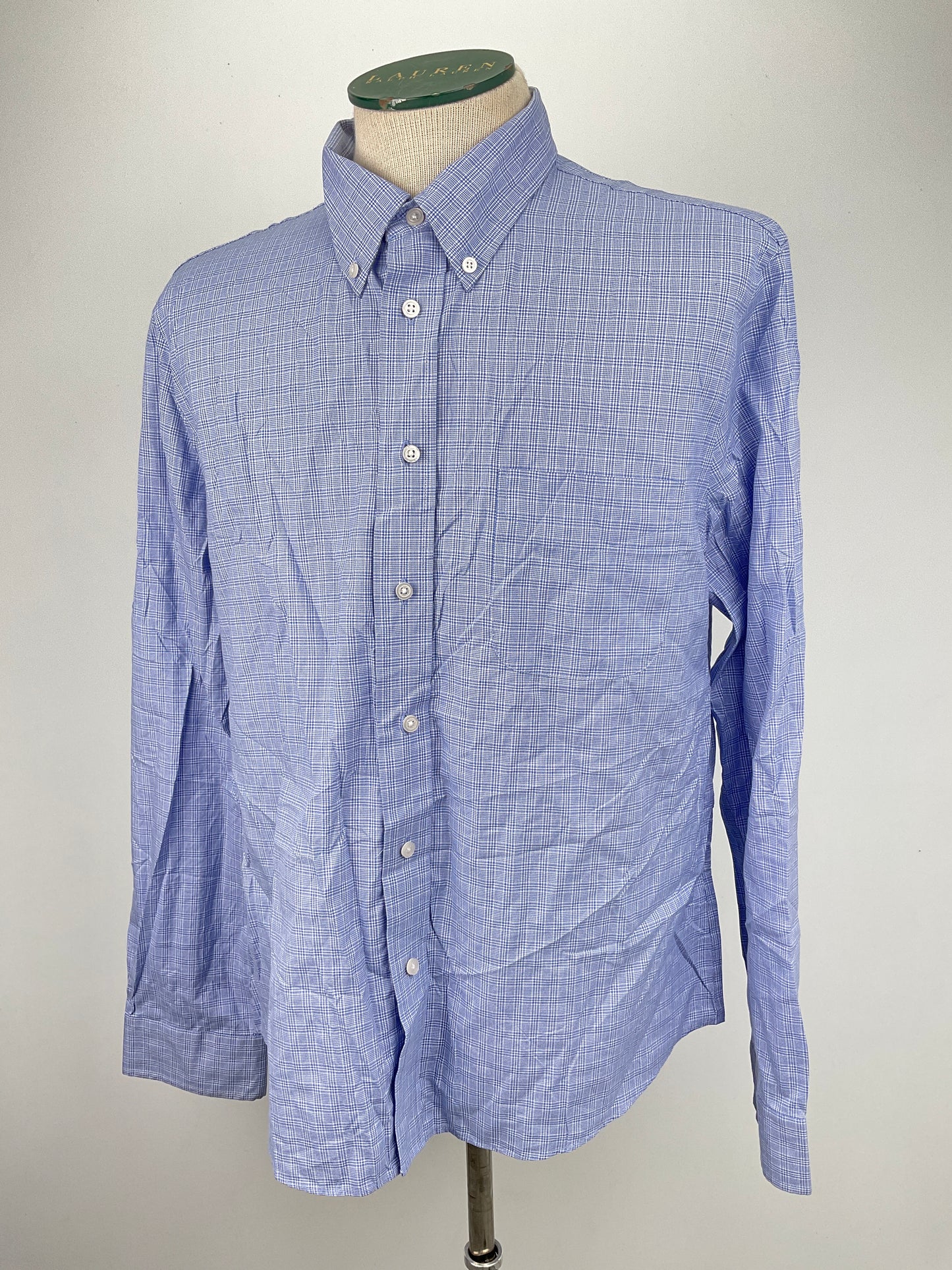 Camisa Azul claro de Cuadro Jos. A. Bank