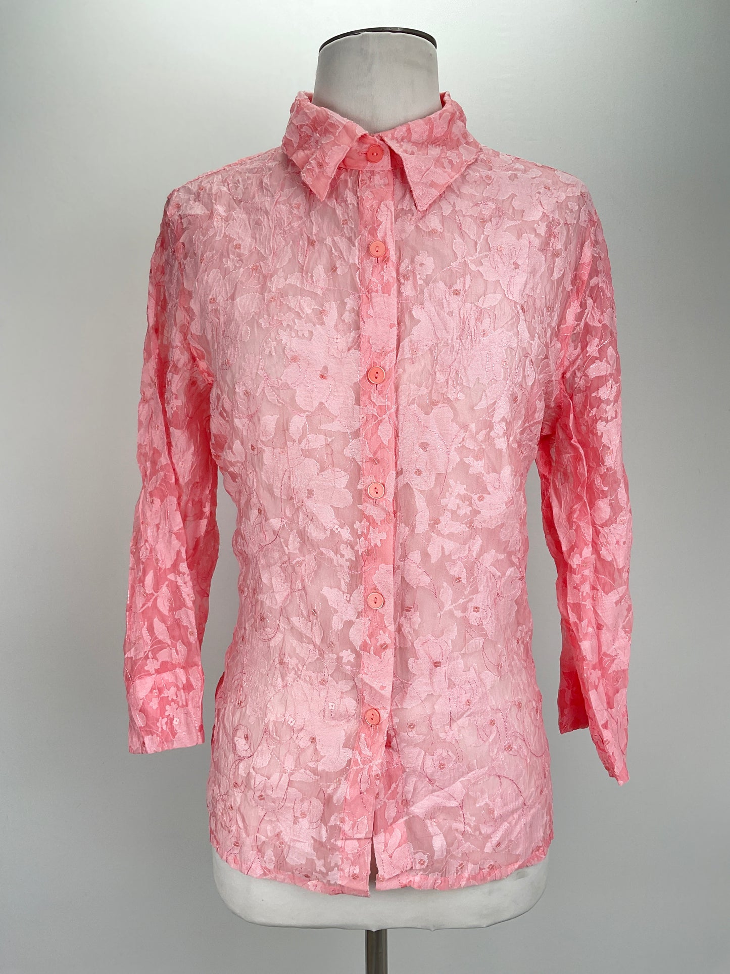 Camisa Rosado Floral Alfredo Dunner