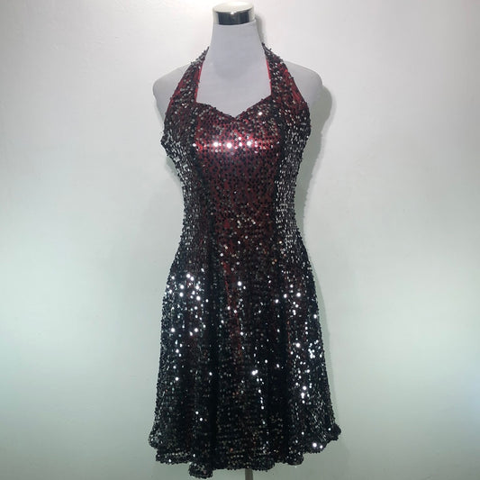 Vestido Negro de Brillo Rivars