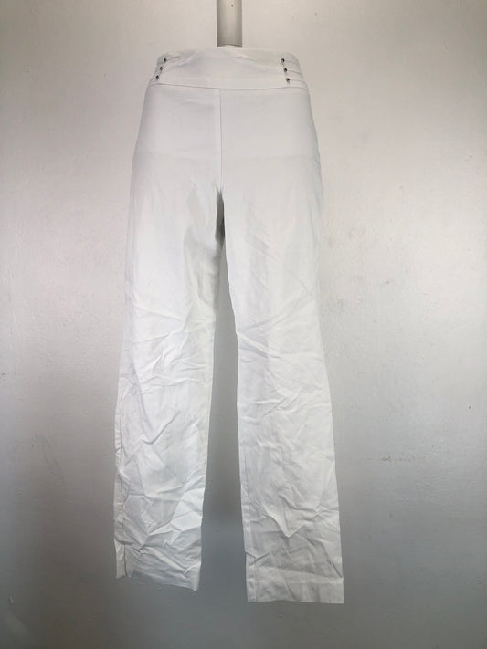 Pantalon Blanco De Vestir Jm