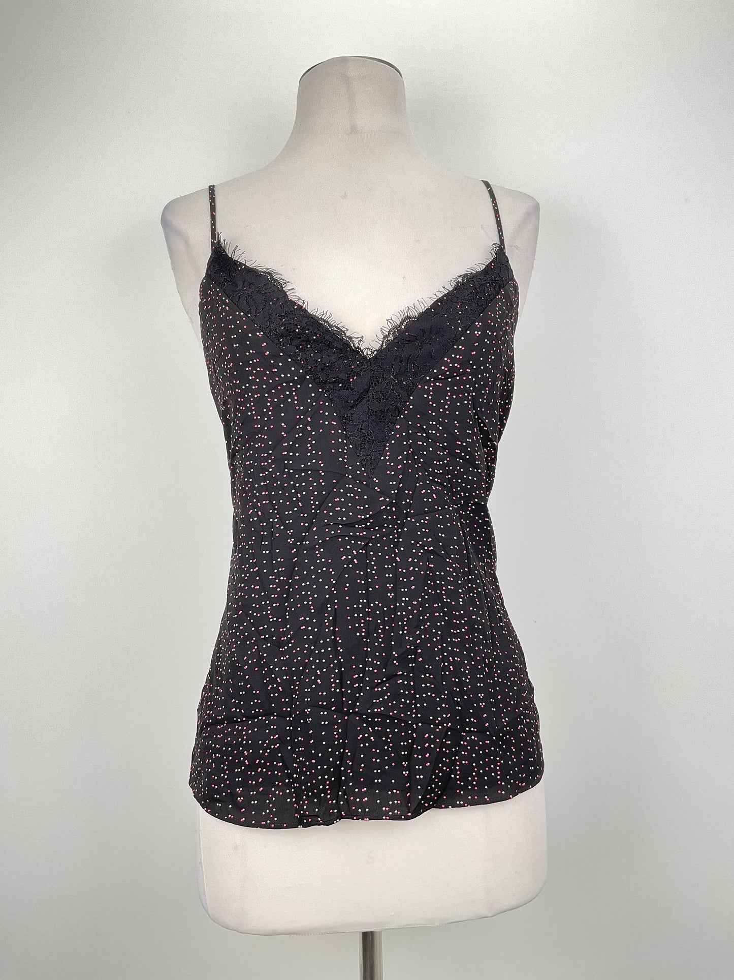 Blusa Negro de Lunares Socialite