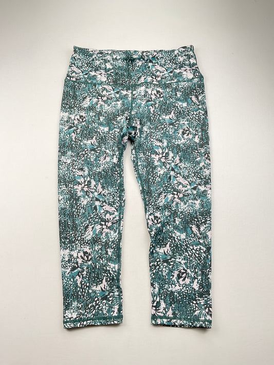 Licra Verde Floral Deportivo Gaiam