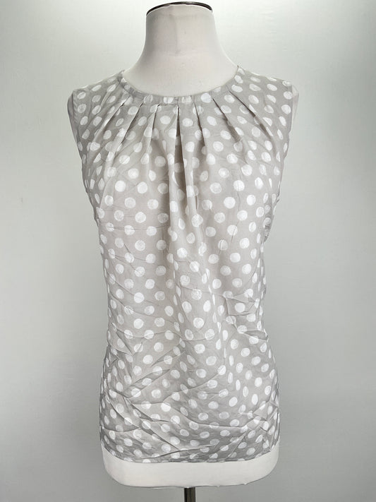 Blusa Gris de Lunares Merona