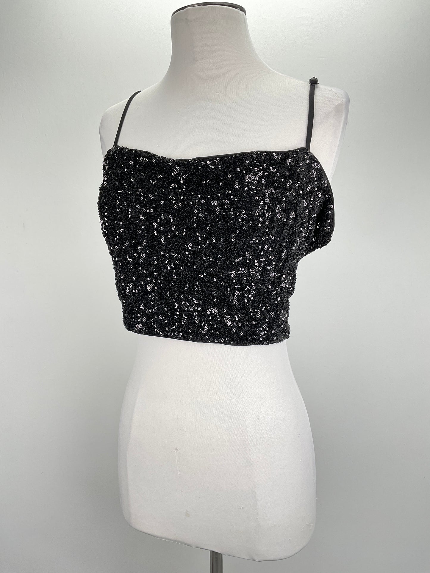 Blusa Negro de Brillo Express