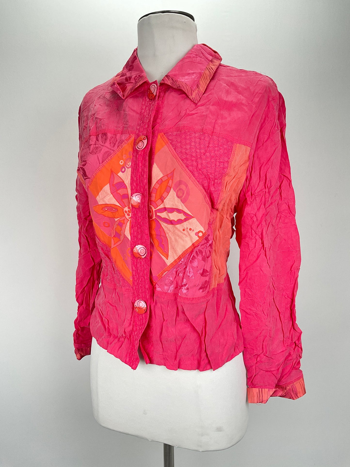 Camisa Rosado Floral Nancy Bolen