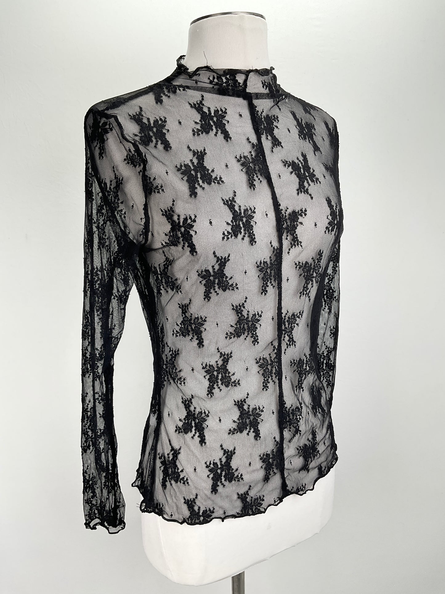 Baby Doll Negro Floral Variangis