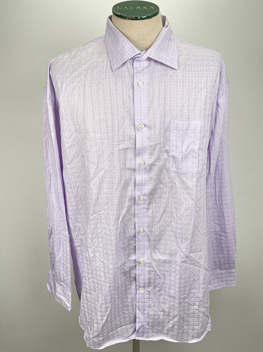 Camisa Lila de Cuadro Joseph Abboud