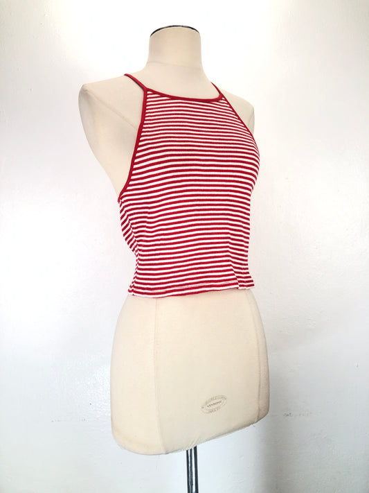 Blusa Blanco Rayas Forever 21