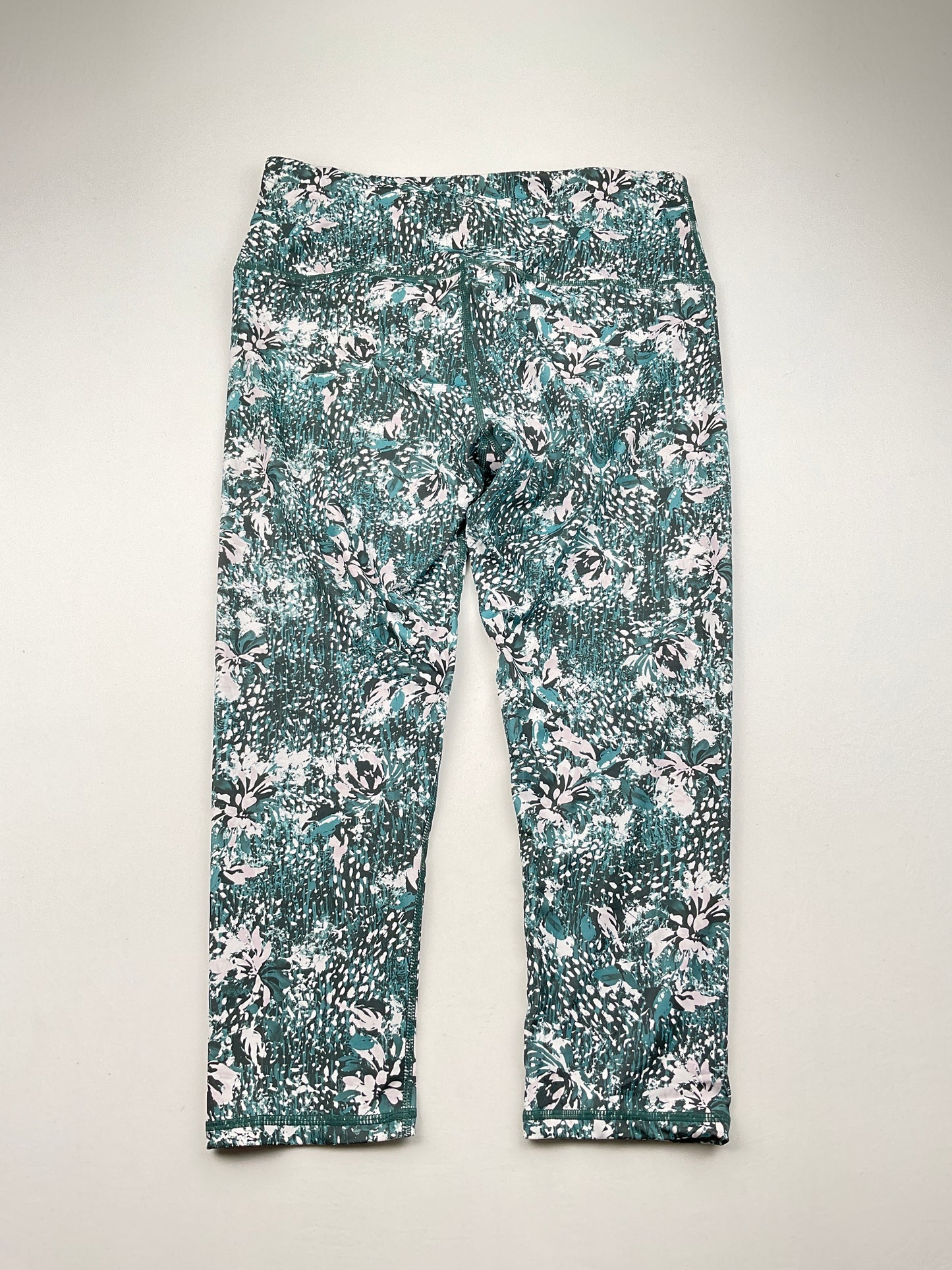 Licra Verde Floral Deportivo Gaiam