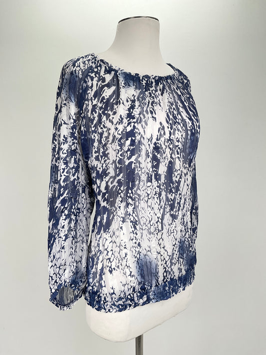 Blusa Azul marino Floral JM Collection