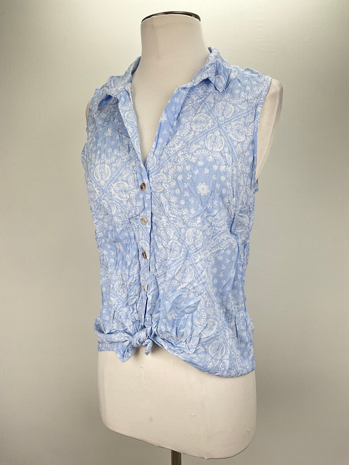 Blusa Azul claro Floral No Boundaries