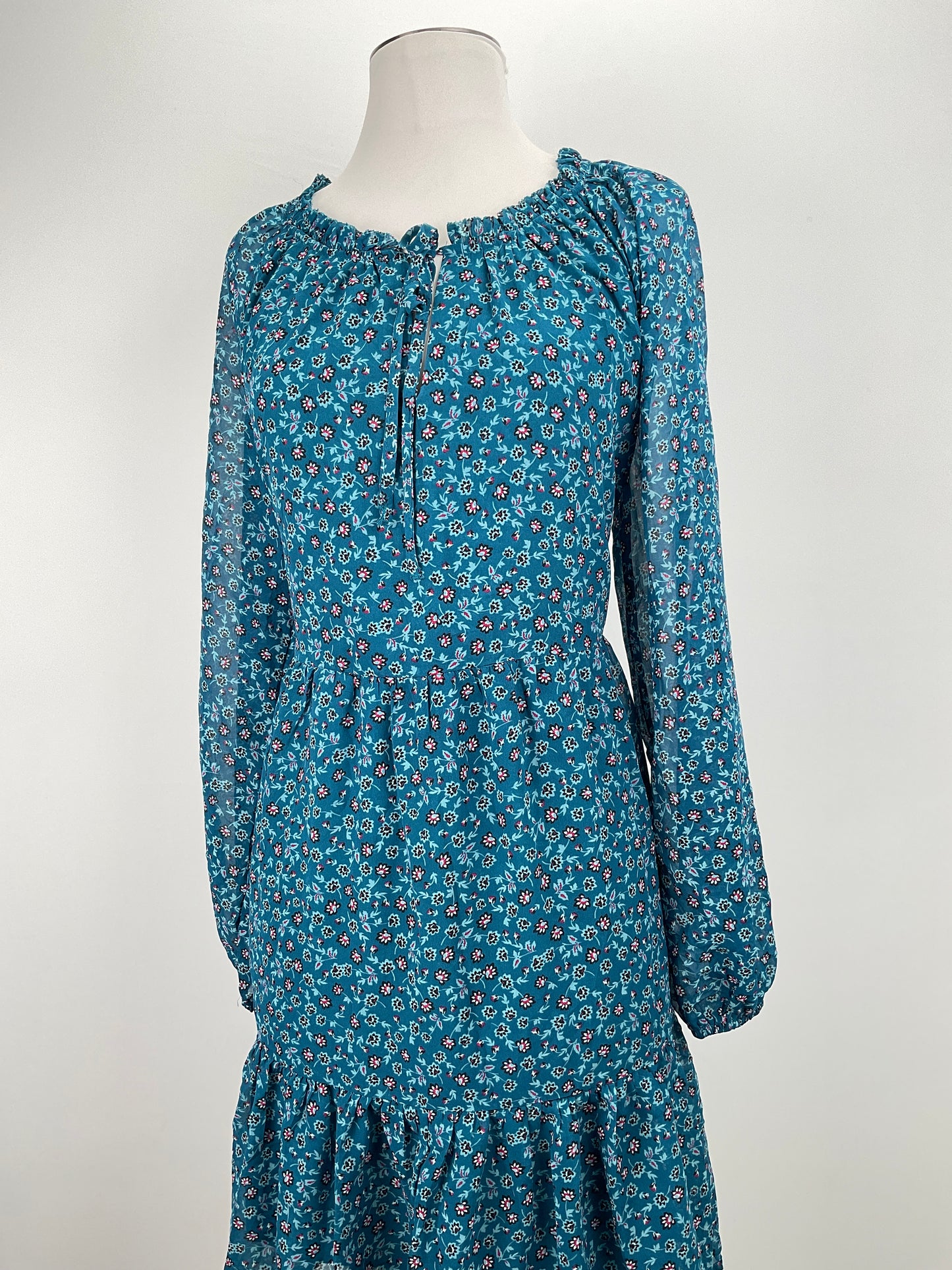 Vestido Azul Floral Studio A