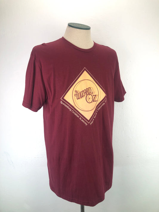 Camiseta Rojo Vino The Wizard