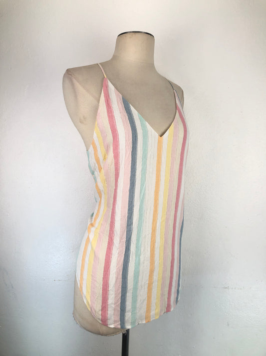 Blusa Multicolor De Rayas Loft