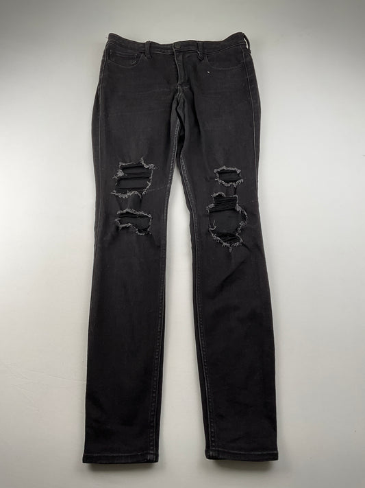 Pantalon Jeans Negro Hollister