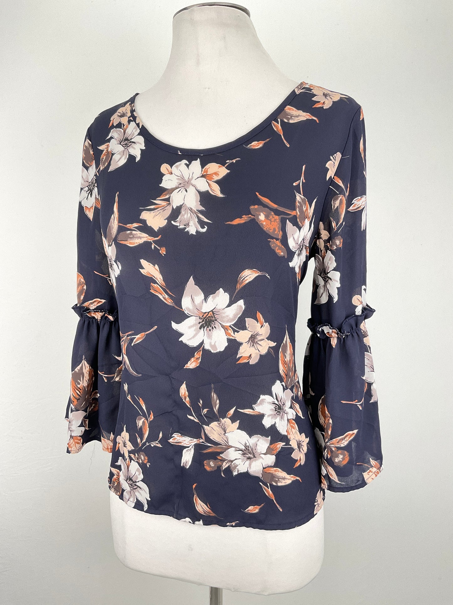 Blusa Azul marino Floral Sienna Sky