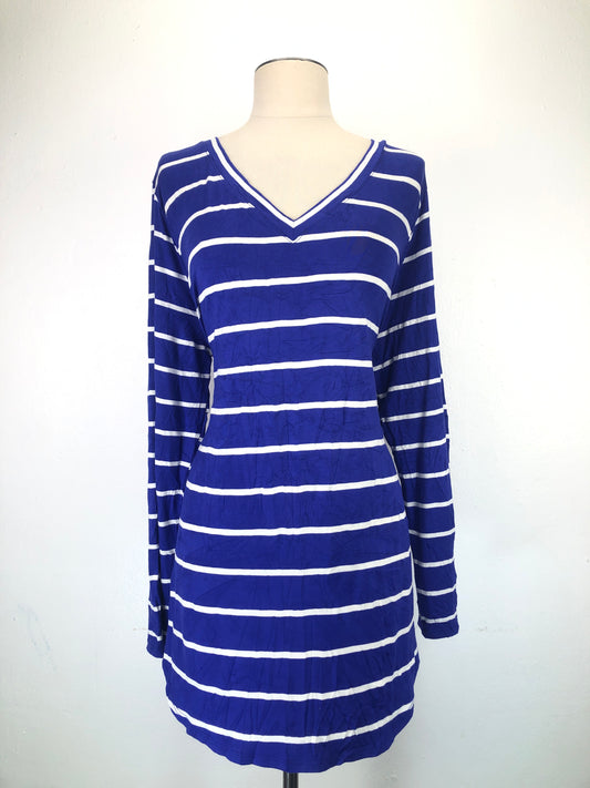 Blusa Azul Rayas Zenana